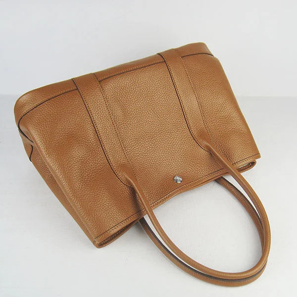 Breathable Hermes Gym Bags for Fitness EnthusiastsHermes Garden Party Handbag H2808 Light Coffee