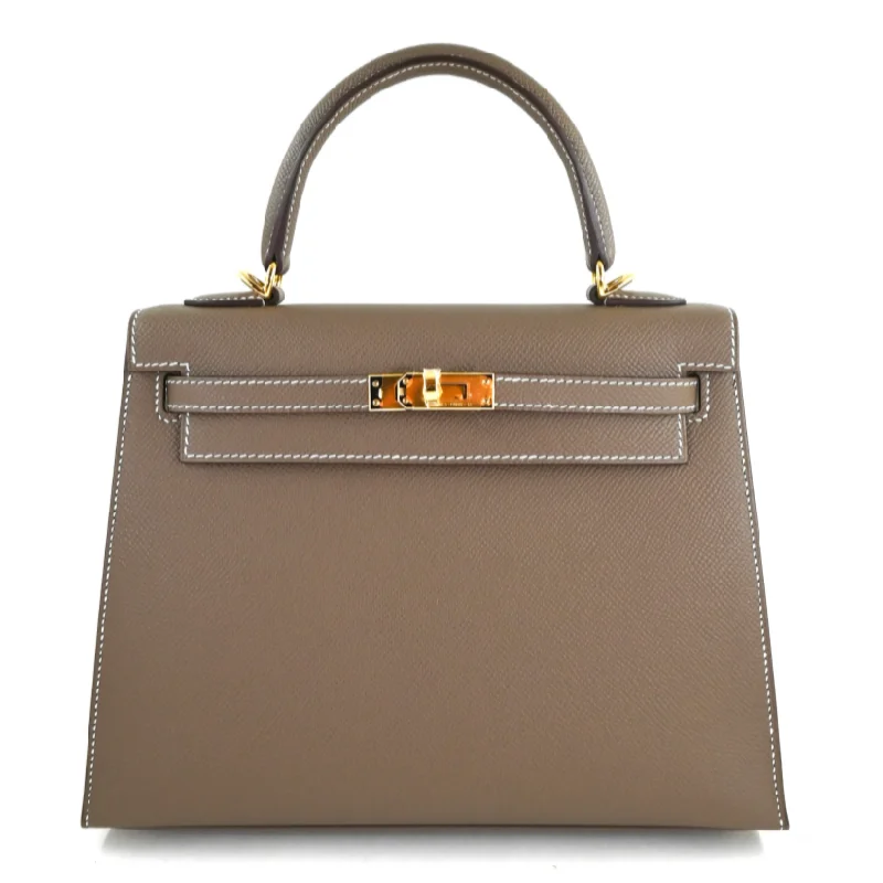 Seasonal - Exclusive Hermes Bags for Summer GetawaysKelly 25cm Etoupe Epsom GHW