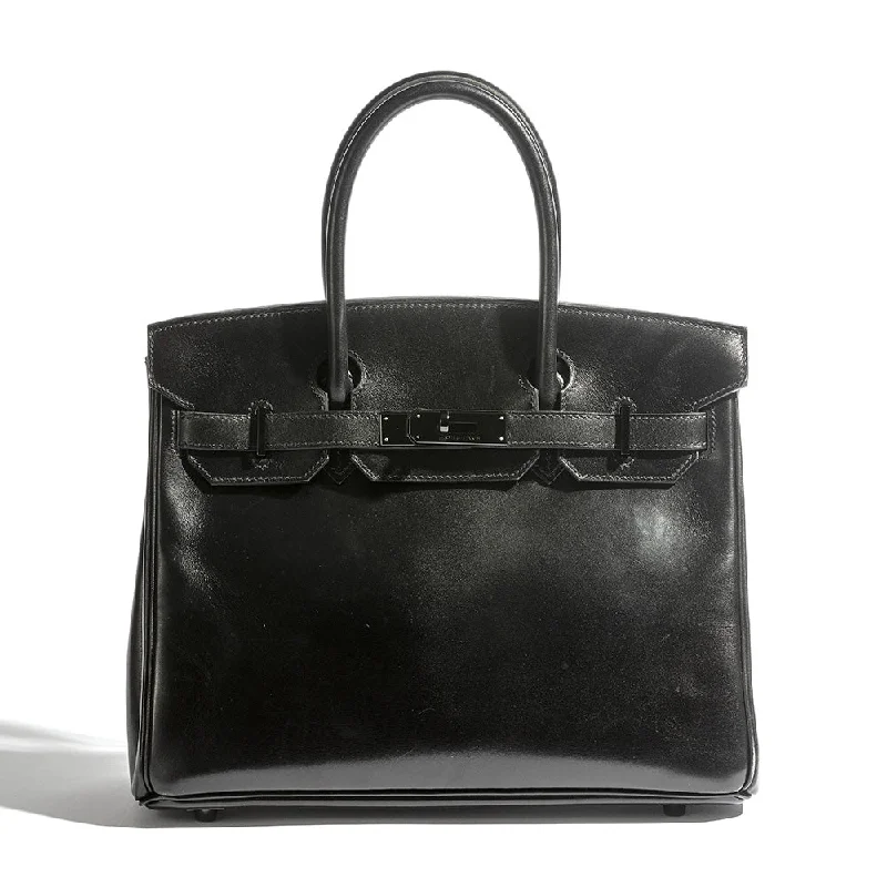 Foldable Hermes Shopping Totes for Added ConvenienceLimited Edition JPG So Black Birkin