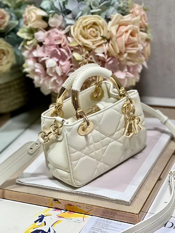 Christian Dior bags with a quilted pattern and gold - toned hardwareWF - Dior Bag - 126