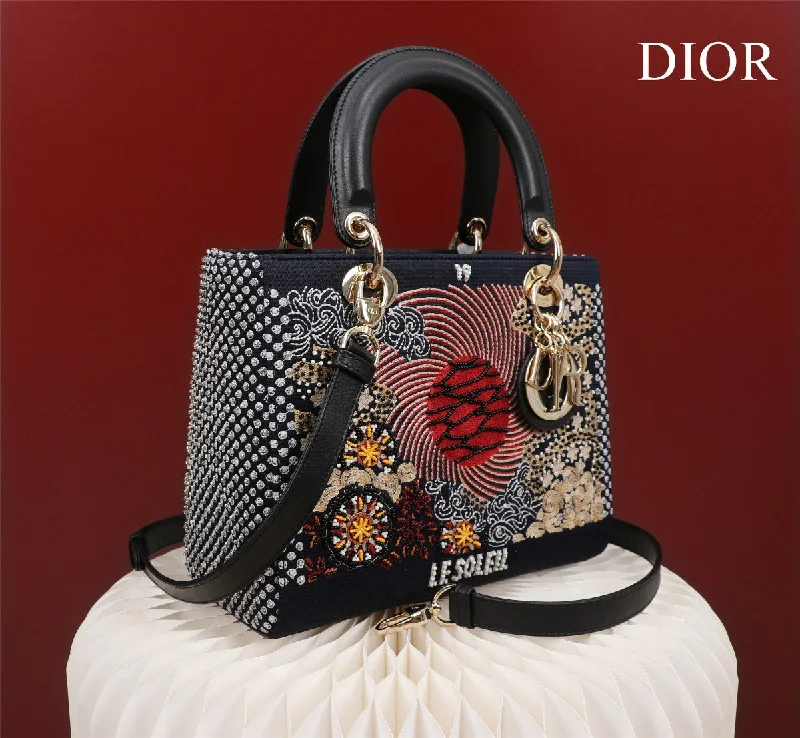 Stylish Christian Dior shoulder bags with a tassel - adorned zipperWF - Dior Bag - 183